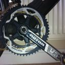 Cervelo/Rotor BBRight cranks - to be replaced with THM Claviculas with TA Specialites Hegoa rings